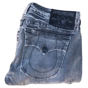 TRUE Religion Jeans Size 38 BILLY BIG T Gray